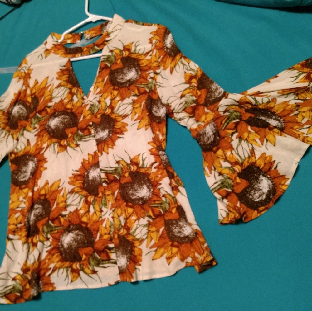1/4sleeve top